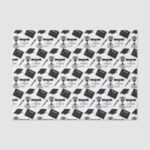 Papel De Seda Felicitaciones Collage de licenciatura y Diploma