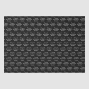 Papel De Seda ¡Felicitaciones personalizadas Retiree! Plata en n