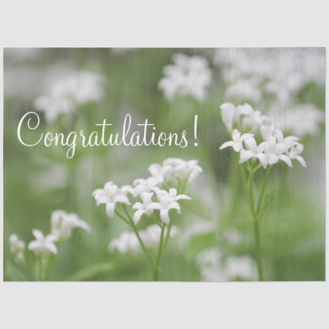 Papel De Seda Felicitaciones Tissue Papaer (Anverso)