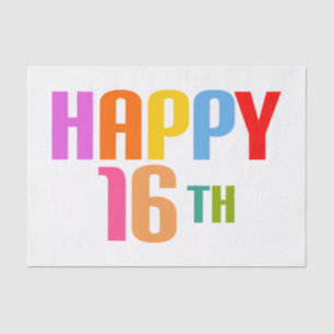 Papel De Seda Feliz 16.º