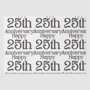 Papel De Seda Feliz 25° aniversario