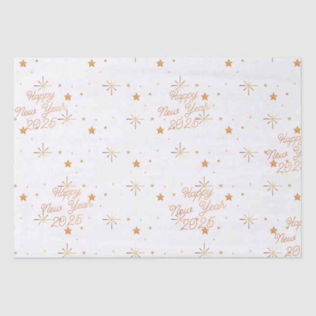 Papel De Seda Feliz Año Nuevo (Anverso)