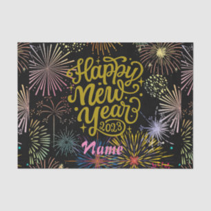 Papel De Seda Feliz Año Nuevo 2023 Thunder_Cove
