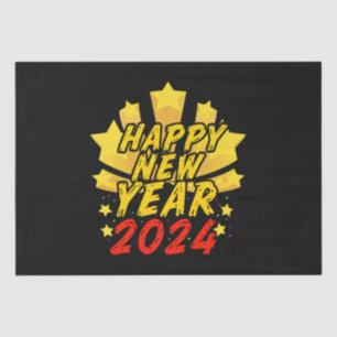 Papel De Seda Feliz Año Nuevo 2024