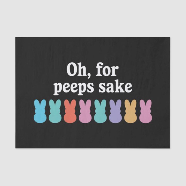 Papel De Seda Feliz Carnaval religioso cristiano conejo de Pascu (Anverso)