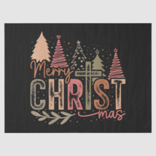 Papel De Seda Feliz Christ Mas Navidad Fe Cristiana Jesús C