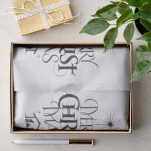Papel De Seda Feliz CRISTOmas caligrafía cristiana Cristo Grande
