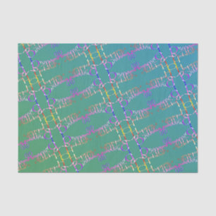 Papel De Seda "Feliz Cumpleaños" Mano Escrita