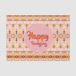 Papel De Seda Feliz Día de Acción de Gracias