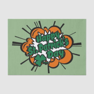 Papel De Seda Feliz Día de San Patricio