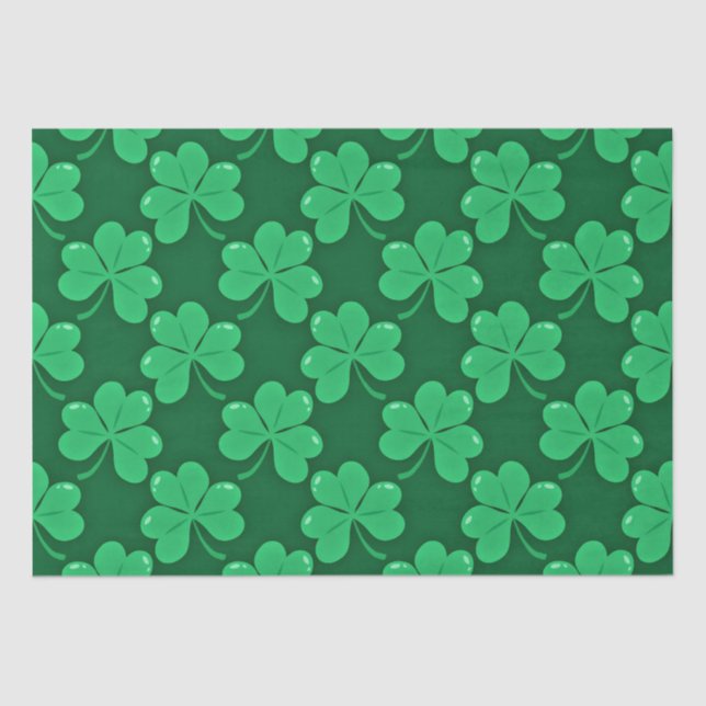 Papel De Seda Feliz Día de San Patricio (Anverso)
