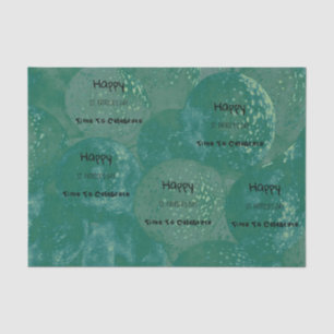Papel De Seda Feliz día de San Patricio Globos verdes vintage