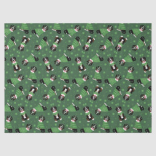 Papel De Seda Feliz Día de San Patricio Perros de Montaña de Ber