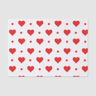 Papel De Seda Feliz Día de San Valentín, simple patrón de corazo
