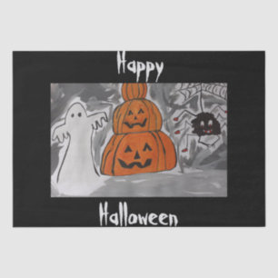Papel De Seda Feliz Halloween