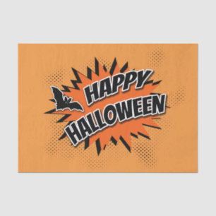 Papel De Seda Feliz Halloween