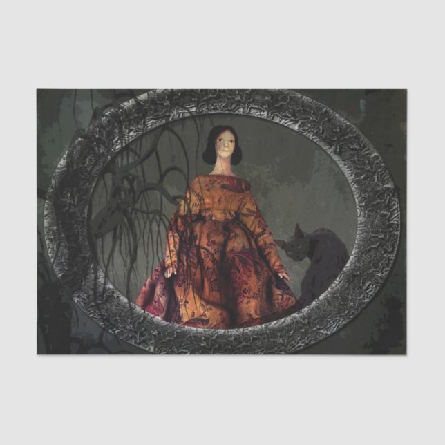 Papel de seda Feliz Halloween (Anverso)