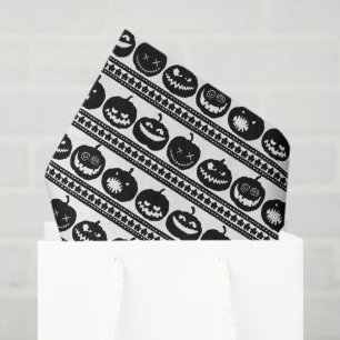 Papel De Seda Feliz Halloween Calabaza Tallada Jack O Linterna
