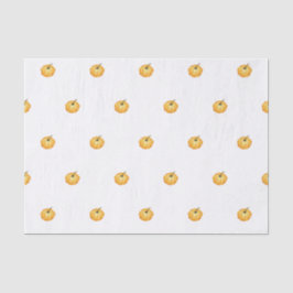 Papel De Seda Feliz Halloween linda calabaza naranja