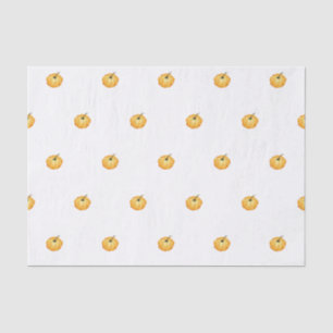 Papel De Seda Feliz Halloween linda calabaza naranja