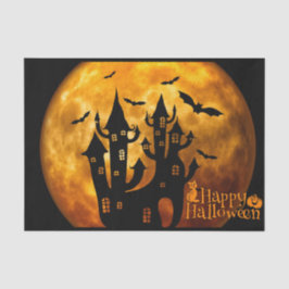 Papel De Seda Feliz Halloween (luna llena)