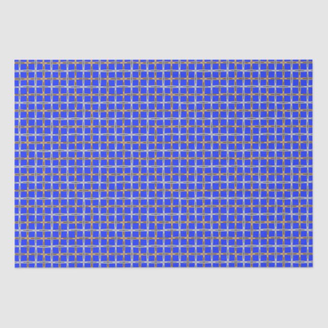 Papel De Seda Feliz Hanukkah Gold y Silver Laces (Anverso)