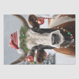Papel De Seda Feliz Moo-mas: Vaca cubierta para desalojo de Navi
