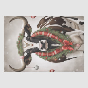 Papel De Seda Feliz Moo-mas: Vaca cubierta para desalojo de Navi