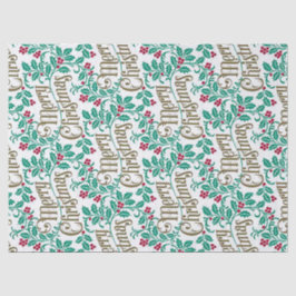 Papel De Seda "Feliz Navidad"