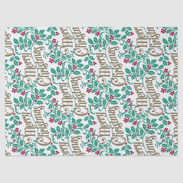 Papel De Seda "Feliz Navidad" (Anverso)