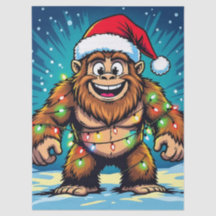 Feliz Navidad Bigfoot Sasquatch