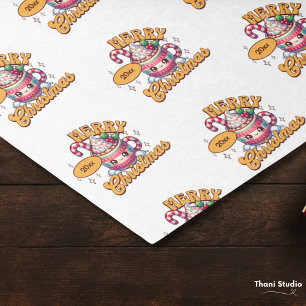 Papel De Seda Feliz Navidad Cute Hot Chocolate Mug Family