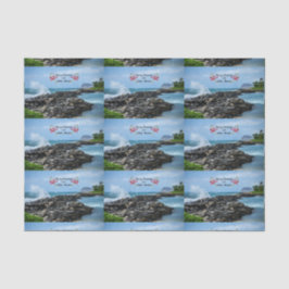 Papel De Seda Feliz Navidad desde Oahu, Hawaii