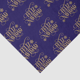 Papel de seda Feliz Navidad festivo