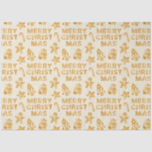 Papel De Seda Feliz Navidad Gingerbread Cookies