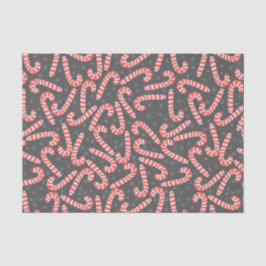 Papel De Seda Feliz Navidad Peppermint Candy Canes Snowflakes