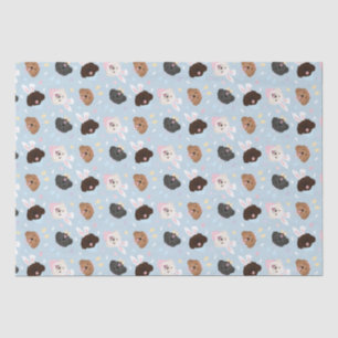 Papel De Seda Feliz Pascua Maltipoo Perros