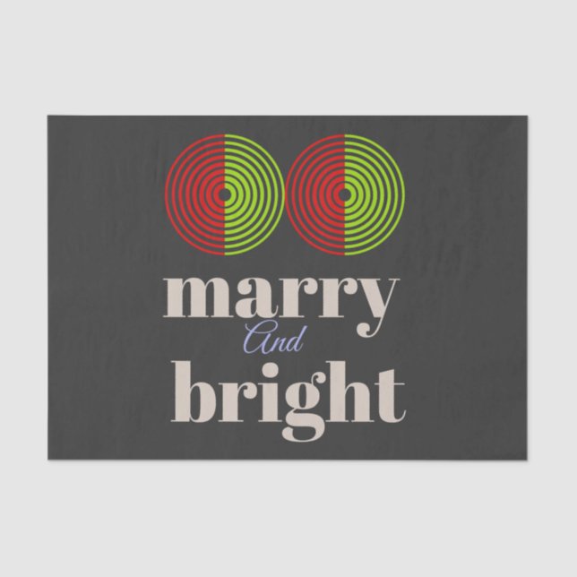 Papel De Seda "Feliz y brillante: Celebrar la alegría de la temp (Anverso)