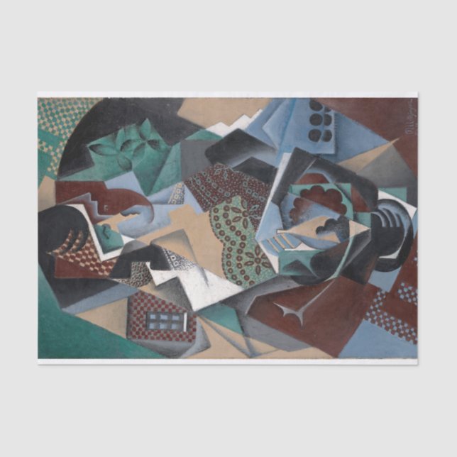 Papel De Seda Femme au Compotier por Jean Metzinger (Anverso)