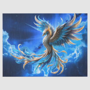 Papel De Seda Fénix del Amanecer Zafiro