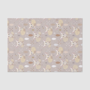Papel De Seda Fennec Foxes flechas y plumas