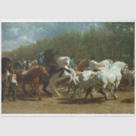 Papel De Seda Feria del Caballo (por Rosa Bonheur)