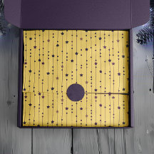 Feriado de arte pop amarillo de las estrellas mora