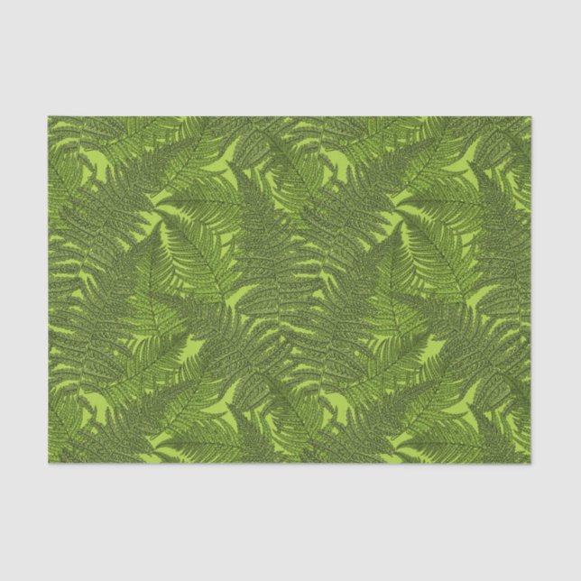 Papel De Seda Fern en verde (Anverso)