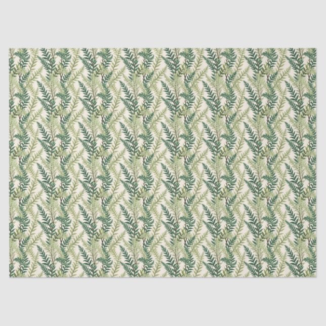 Papel De Seda Fern Fronds (Anverso)
