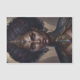 Papel De Seda Feroz Guerrero Reina desenlace afroamericano