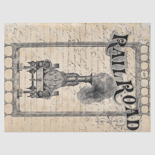 Papel De Seda Ferrocarril (Anverso)