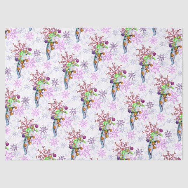 Papel De Seda Festive Axlotl (Anverso)