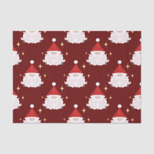 Papel De Seda Festividad de los Navidades de Gonk Rojo Gnomes No