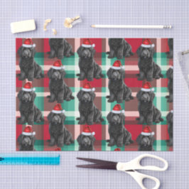 Papel De Seda Festividad de los Navidades de perro Labradoodle G
